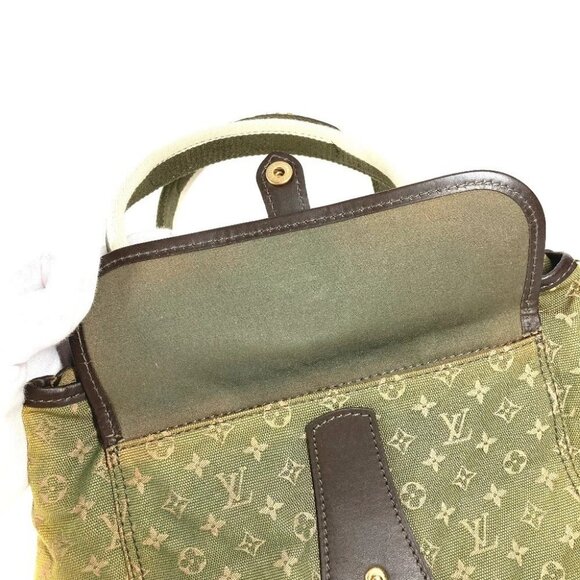 LOUIS VUITTON M92507 Monogram mini Sac Mary Kate Hand Bag Canvas khaki - Picture 15 of 16